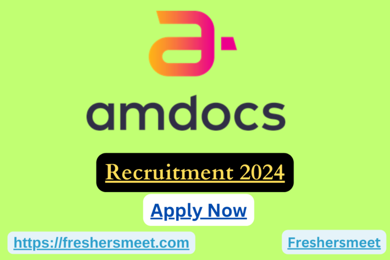 Amdocs Freshers Job Hiring Drive 2024
