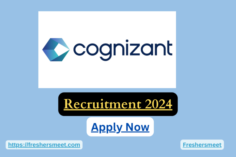 Cognizant Freshers Walk in Job Drive 2024