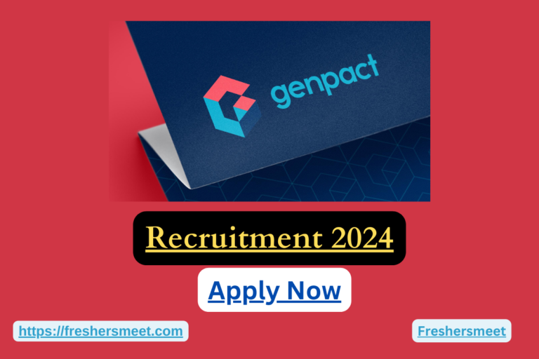 Genpact Freshers Job Drive 2024