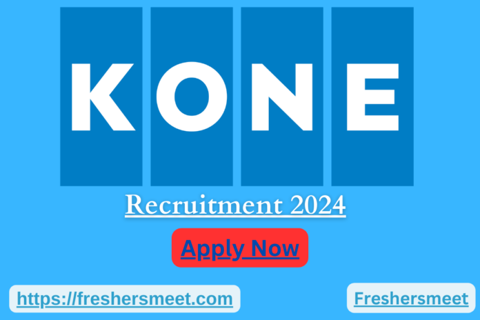 KONE Recruitment 2024 Drive