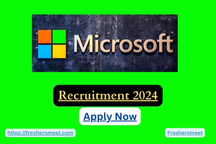 Microsoft Careers Recruitment Drive 2024