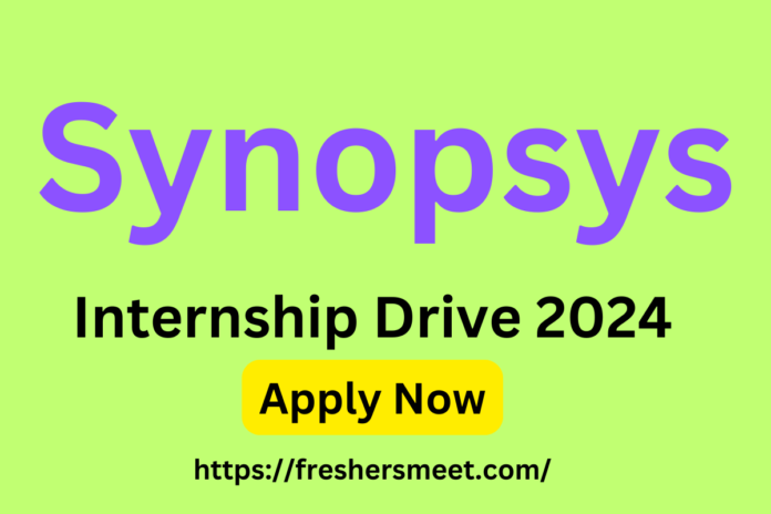 Synopsys Internship Drive 2024