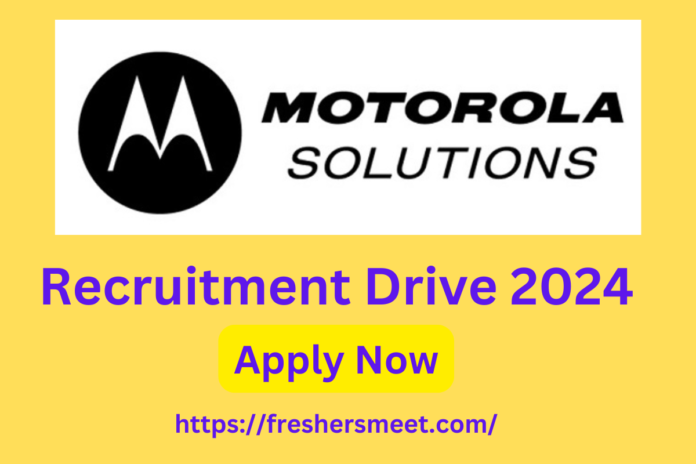 Motorola Solutions Internship Drive 2024